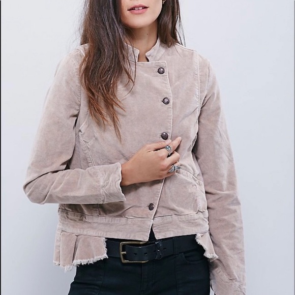 Free People Jackets & Blazers - NEW Free People #262 Uncut Cord Jacket SZ XS